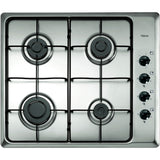 Plita incorporabila Teka HLX 60 4G AI AL,Gaz, 4 arzatoare, Butoane laterale, Aprindere electrica, 60 cm, Inox