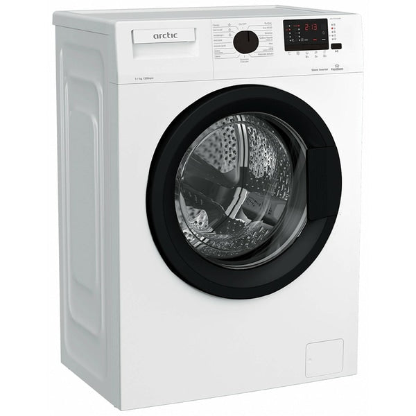 Masina de spalat rufe Slim Arctic APL71221XLWB, 7 kg, Clasa A, 1200 RPM, ExtraSteam, Silent Inverter Motor, Add-In, Display LED, Alb