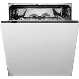 Masina de spalat vase incorporabila Whirlpool WIO3T133PE65, 14 seturi, 10 programe, Clasa energetica D, PowerClean Pro, Tehnologia al 6-lea Simt, Motor Inverter, Sistem Natural Dry, 60 cm