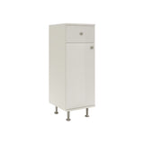Corp Baie haaus Zaria, 1 Sertar, 1 Usa, Alb lucios/Alb, MDF, L 30 x l 35 x H 85 cm