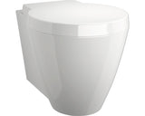 Vas WC BASANO Oreno cu capac de WC inclus, Alb