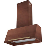 Hota incorporabila decorativa Franke FCO 70 CO, Putere de absorbtie 560 mc/h, Butoane Push/Pull, Clasa B, 70 cm, Ramato