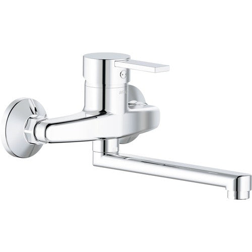 Baterie bucatarie monocomanda Severn cu pipa pivotanta, montaj pe perete