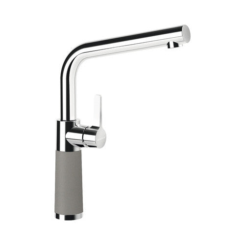 Baterie bucatarie monocomanda SC-540, pipa inalta, cartus ceramic, Cristadur Silverstone