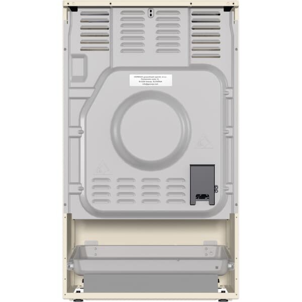 Aragaz cu baza ceramica, Gorenje, 70L, 4 arzatoare pe gaz, clasa energetica D, Bej