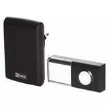 Sonerie wireless Emos AC P5727, 230V Ac, 36 tonuri, volum reglabil, 85 dB, 150 m, Negru
