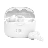 Casti in-ear JBL Tune Beam, True wireless, Active Noise Cancelling, Bluetooth, 4 Microfoane, Autonomie 48H, IP54, Alb