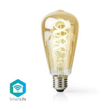 Bec LED dimabil ST64 E27/4,9W/230V Wi-Fi 1800-6500K Nedis WIFILRT10ST64 NE0438