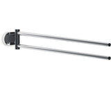 Suport prosop baie Tiger Boston, mobil, cu 2 brate, 50,9 cm, inox