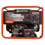 Generator curent electric Daewoo GDK6500E, 8.7 CP, 6500 W, 4 timpi, 1 cilindru, stabilizator de tensiune (AVR), demarator electric, protectie suprasarcina, roti, maner transport, 25 l benzina, 20 h autonomie maxima