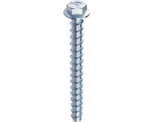 Holsuruburi Cu Fixare Directa In Beton Heco Multi-monti-plus Ss 10x100 Mm Otel Zincat, 25 Bucati, Cap Hexagonal