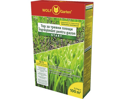 Ingrasamant Start Pentru Gazon Wolf 2, 5 Kg
