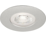 Spoturi incastrabile fixe cu LED integrat Kulana 5W 460 lumeni, 3000K, Ø90 mm, crom mat, pachet 3 bucati