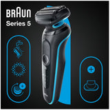 Aparat de ras, Braun, 51-M1200S, Negru
