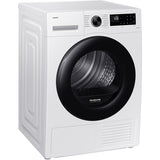Uscator de Rufe SAMSUNG DV90CGC0A0AELE, Pompa de Caldura, AI Control, 9 kg, 14 Programe, Clasa A++, Alb
