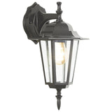 Aplica exterior LATERNA 5, EGLO, E27, 1x60W, aluminiu turnat, negru, sticla, 35 x 21 x16.5 cm, IP44