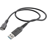 Cablu de incarcare Hama, USB-A - USB-C, 1 m, negru