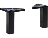 Set 2 Picioare Mobilier Rectangulare Pelipal 374 Negre