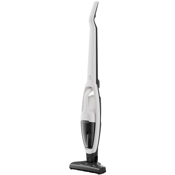 Aspirator vertical 2 in 1 ELECTROLUX Seria 300 ES31CB18SH, 18V, 2000 mAh Li-Ion, autonomie pana la 45 min, 2 viteze, perie turbo electrica, duza pentru spatii inguste, alb