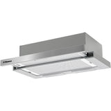 Hota incorporabila telescopica Hansa OTS6251IH, Putere de absorbtie 429 m3/h, 2 motoare, 60 cm, Inox
