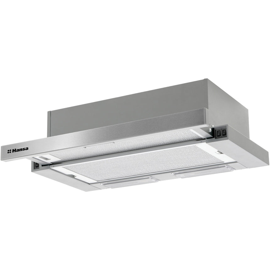Hota incorporabila telescopica Hansa OTS6251IH, Putere de absorbtie 429 m3/h, 2 motoare, 60 cm, Inox