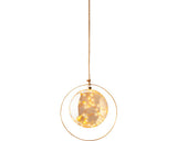 Glob decorativ cu microLED Mirror Lumineo, diametru 26 cm, 40 microLED, lumina alb-cald, sticla