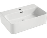 Lavoar Pe Blat Jungborn Three 56x36 Cm Alb Mat, Ventil Scurgere Ceramic