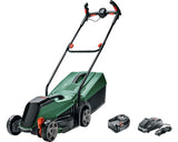 Masina de tuns gazon/iarba pe acumulator Bosch CityMower 18V-32-300, 18 V 4.0 Ah, 32 cm latime lucru, cos colectare 31 L, inaltime taiere 30-60 mm, contine: acumulator 18V 4.0 Ah + incarcator