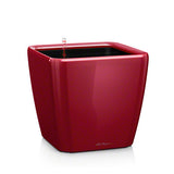 Ghiveci Lechuza Quadro Premium 28/26CM LS - set complet rosu 16147