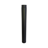 Burlan din tabla groasa Ø150 mm negru 1 m
