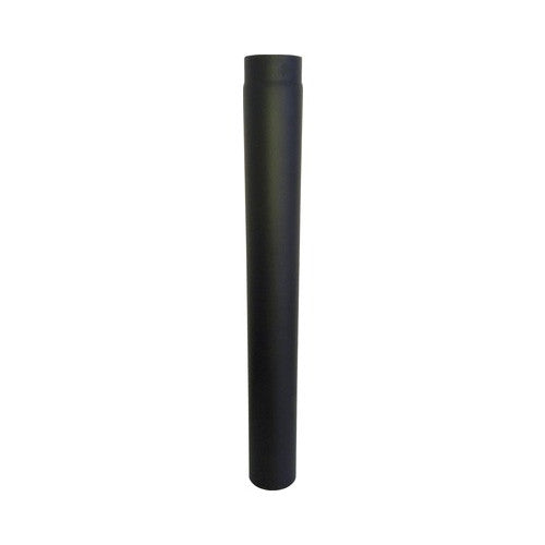 Burlan din tabla groasa Ø150 mm negru 1 m