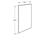 Oglinda baie Roca Access Pro rabatabila 45x60 cm