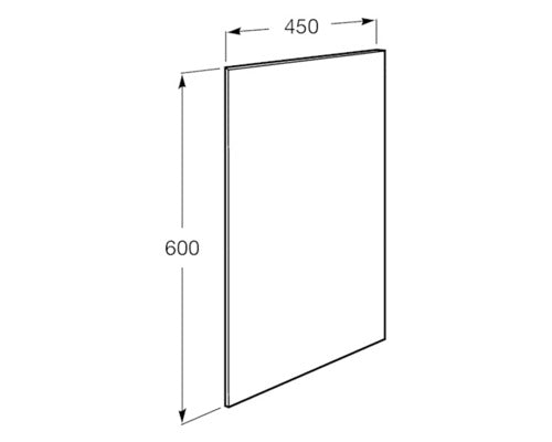 Oglinda baie Roca Access Pro rabatabila 45x60 cm
