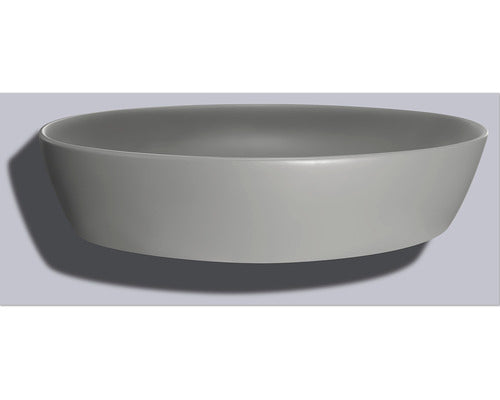 Lavoar pe Blat, Jungborn Kalen, 62,5 x 42 cm, cu Dop Ceramic, Gri Mat