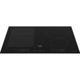Plita incorporabila Beko HII64792UFT, Inductie, 4 zone de gatit, IndyFlex, HobtoHood, OverHeat Safety System, Auto Shutdown, 60 cm, Negru