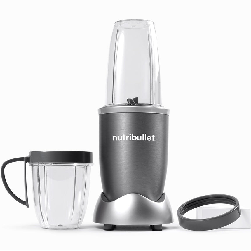 Blender Nutribullet® Original 0C22300024, 600W, 1 viteza, cupa 0.5l, cupa inalta 0.7l, Argintiu