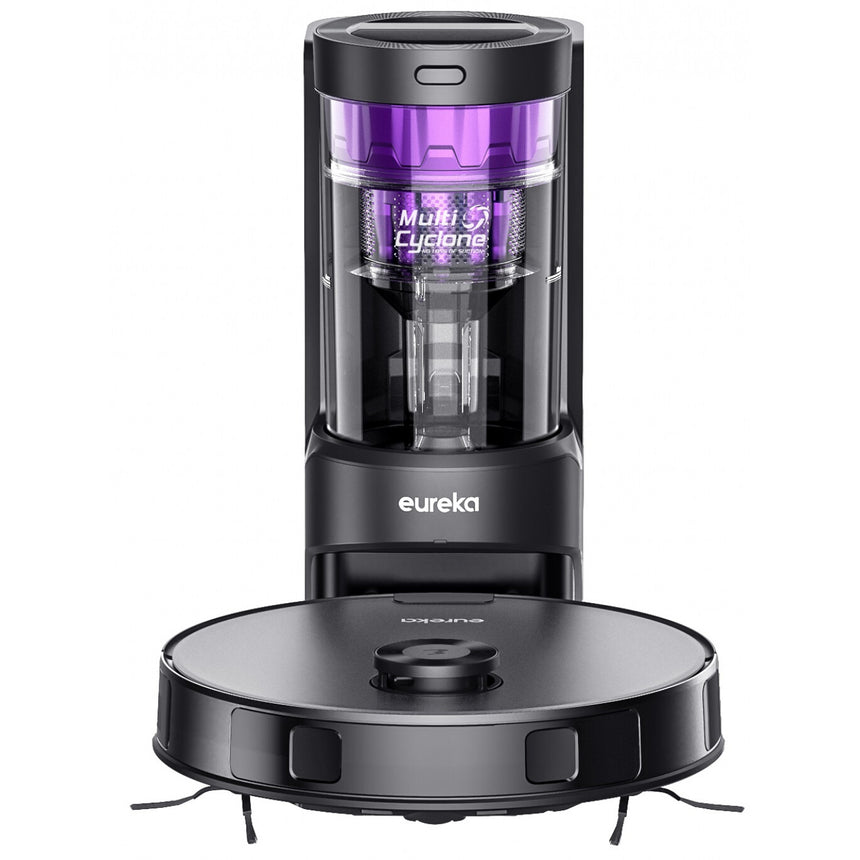 Aspirator robot EUREKA E10s, 4000Pa, Autonomie 180 min, Capacitate recipient praf 2L, 5200mAh, Control vocal, Negru