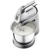 Mixer cu bol KENWOOD HMP54.000SI CHEFETTE, 650 W, bol inox 3.5 l, 5 accesorii, viteza variabila + Puls, argintiu