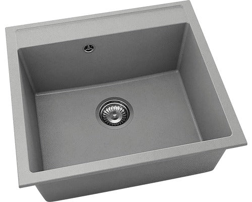 Chiuveta Bucatarie Cu O Cuva Fat Avangard 226 56x51 Cm, Fara Picurator, Fatgranit Dark Grey
