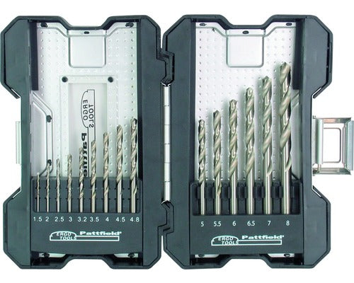 Set Burghie Metal Hss Pattfield Ø1, 5-8 Mm, 15 Piese