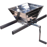 Zdrobitor fructe manual 15 L Evotools,cuva otel inox,tambur plastic,cadru vopsit,productivitate 100 kg/h