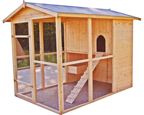 Cotet Pentru Gaini Xxl Habrita Po1624 Lemn 175x268 Cm