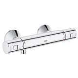 Baterie de dus Grohe Precision Start 34594000, 1/2'', aparent, termostat, Crom