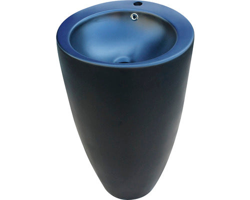 Lavoar Freestanding Rotund, 50 cm, Negru Mat, P2066MB