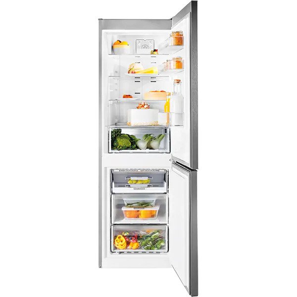 Combina frigorifica WHIRLPOOL WFNF 81E OX, No Frost, 320 l, H 188.9 cm, Clasa A+, Inox