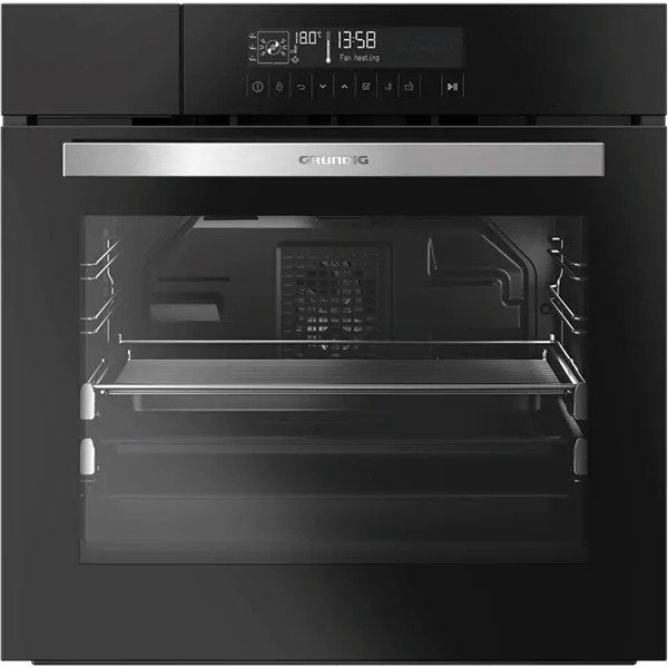 Cuptor incorporabil GRUNDIG GEIDD27000B, Electric, Autocuratare abur, 70 l, Clasa A+, Negru-Inox