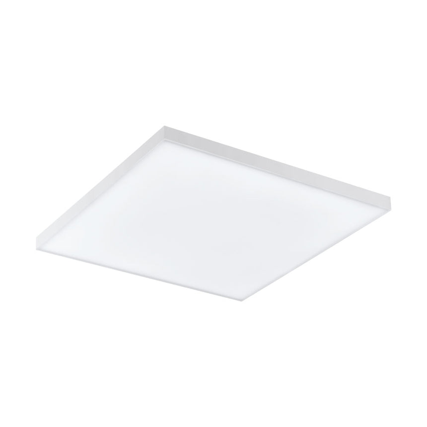 Plafoniera TURCONA, EGLO, LED, 11W, 1400 lm, 4000K, otel, alb, plastic, satinat, 30 x 30 x 6 cm