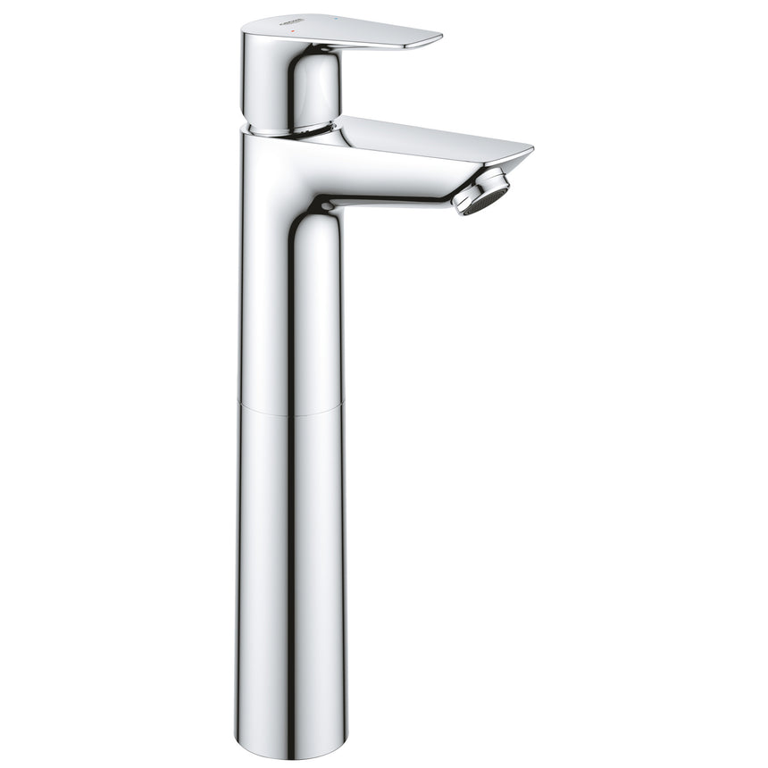Baterie lavoar Grohe Start Edge 23777001, 3/8'', marimea XL, monocomanda, evacuare push to open, crom