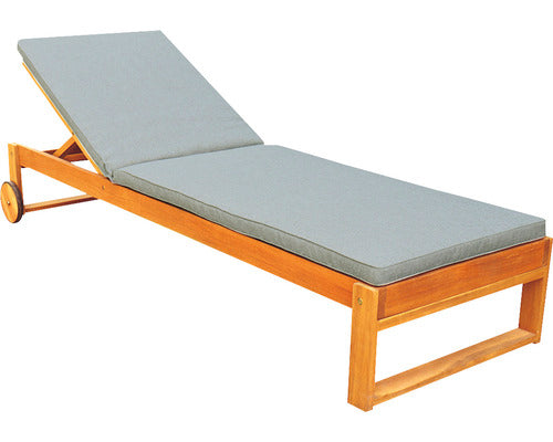 Sezlong Plaja Gradina Garden Place Lilja Lemn 66x196x16, 5 Cm