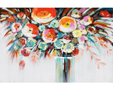 Tablou Pictat Peony 60x90 Cm